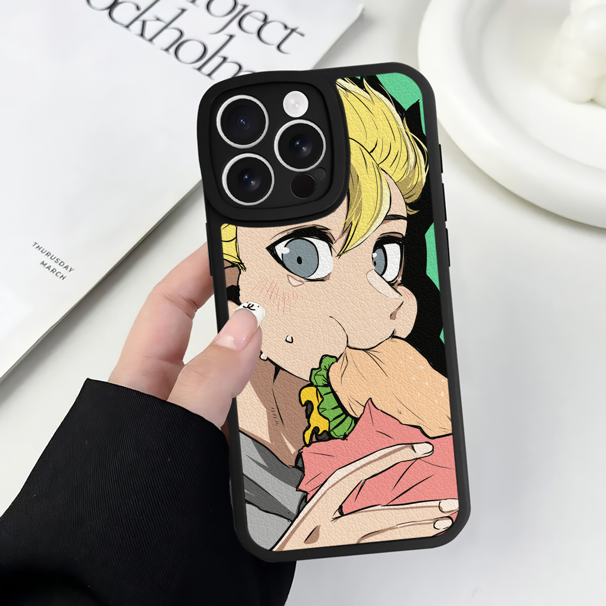 （画像用） 東京リベンジャーズ Tokyo Revengers 【iPhone 16シリーズ対応】シリコンスマホケース（レザー調） 材質：シリコン